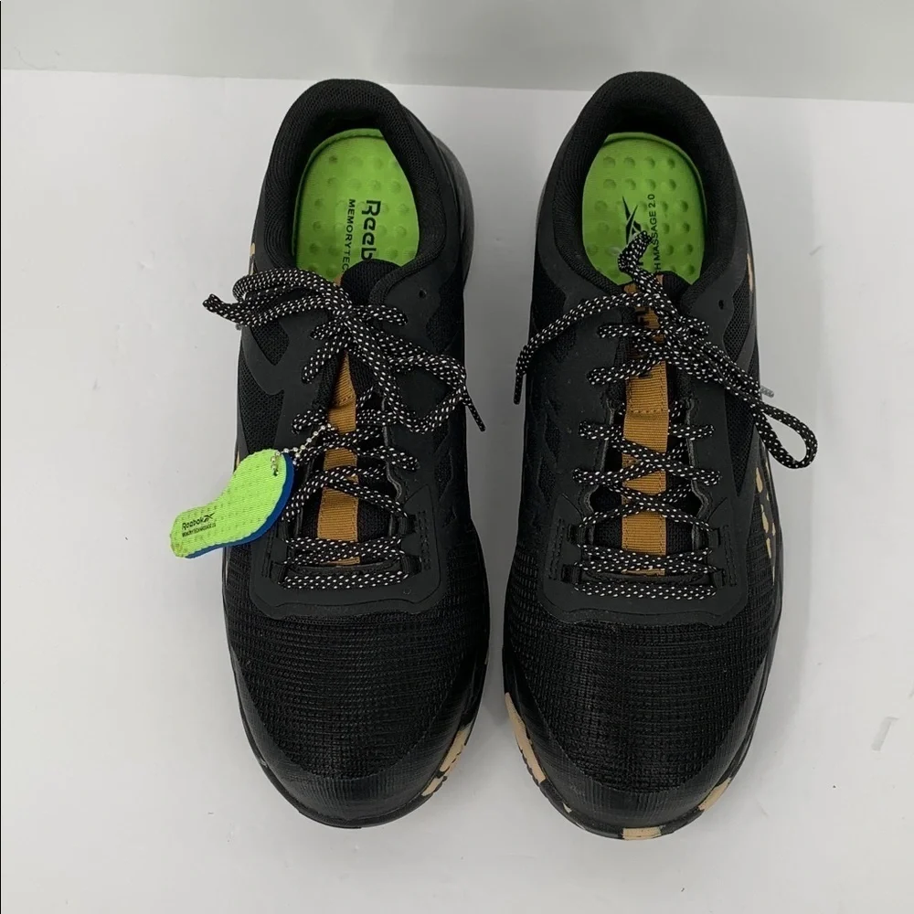Reebok Nanoflex Work sneakers shoe composite toe RB366 lace-up black women 11